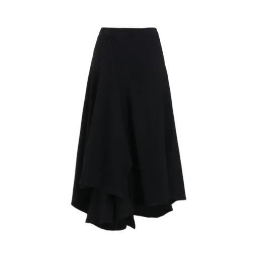 Gabardine R Gathered Skirt