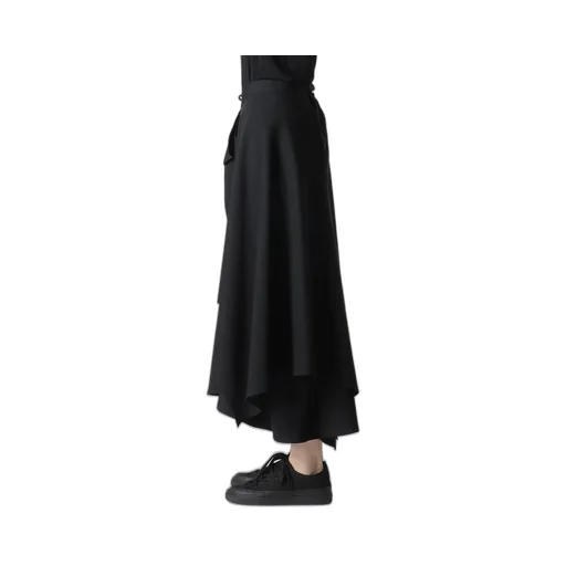 Gabardine R Gathered Skirt