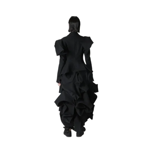 Sun Drying Super100 Melton Slv Gusset Rounded Jacket