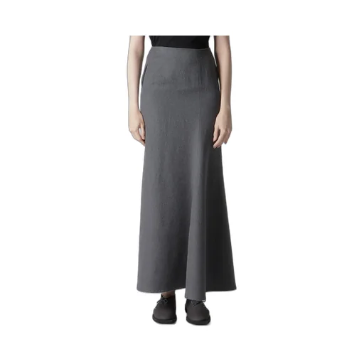 W/C Twill Washer L Slim Flare Skirt