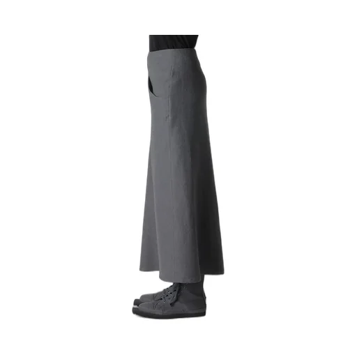 W/C Twill Washer L Pocket Flare Skirt