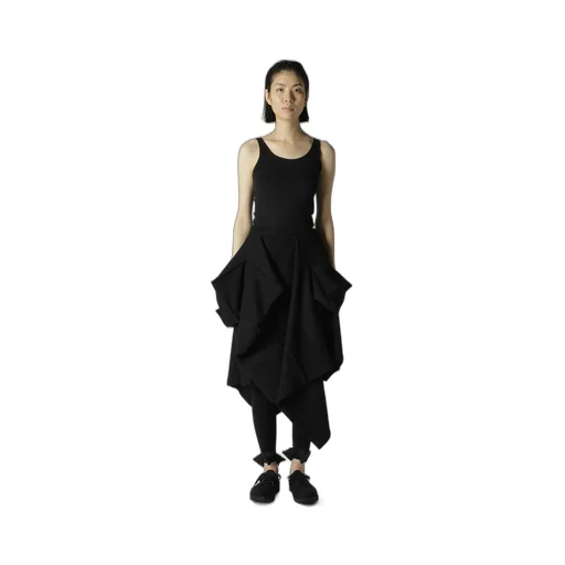 Sun Drying Super100 Melton Asm Box Detail Skirt