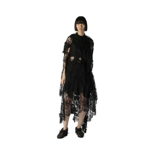 High Twisted Gabardine Belted Unbalance Vest