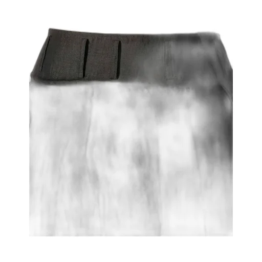 High Twisted Gabardine Low-Rise Basic Pants