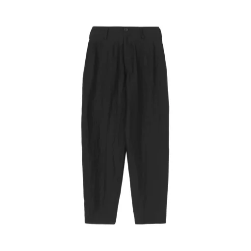 High Twisted Gabardine Low-Rise Basic Pants