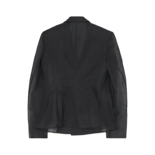 Dot Grey Discharge Print 6B Double Jacket