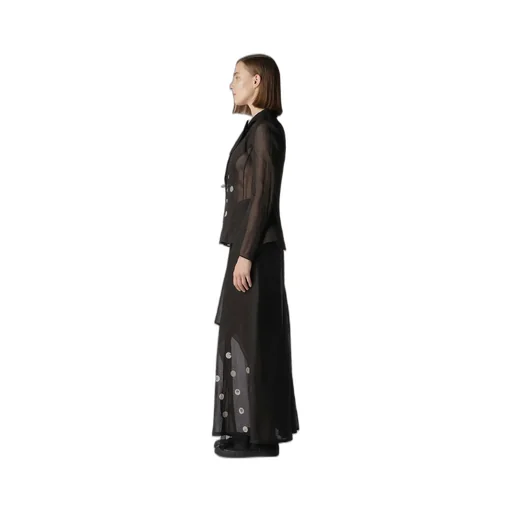Dot Grey Discharge Print 6B Double Jacket