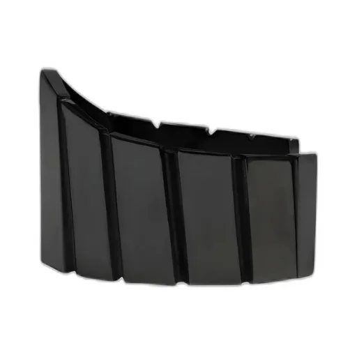 Brass/Bk Ruthenium Arc Bangle Blk