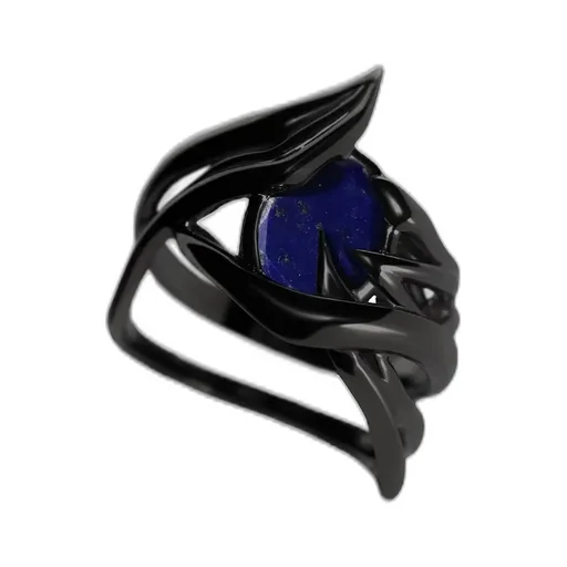 Sv/Ll/Gunmetal Abyss Ring Blk