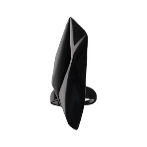 Brass Sonia Ring Blk