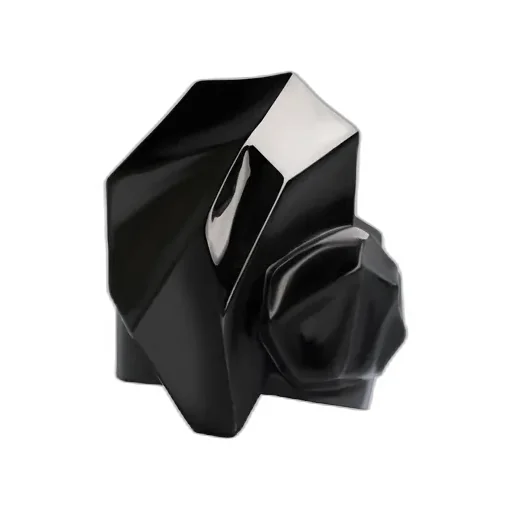 Brass Boulder Ring Blk