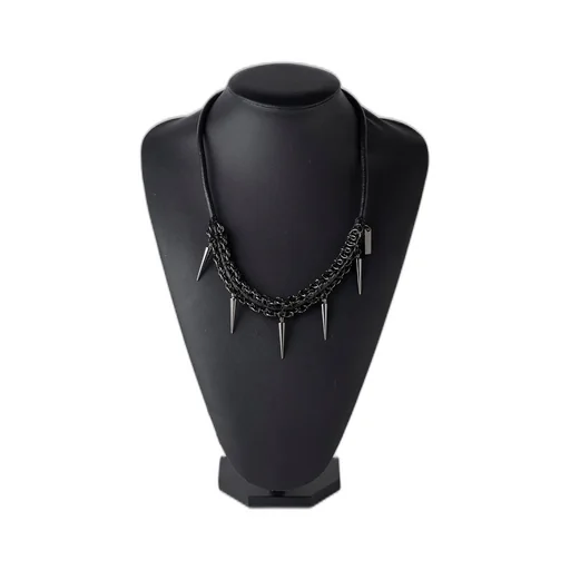 Lea/Br/Bkni Vandal Necklace