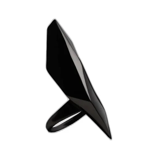Brass Sonia Ring Blk