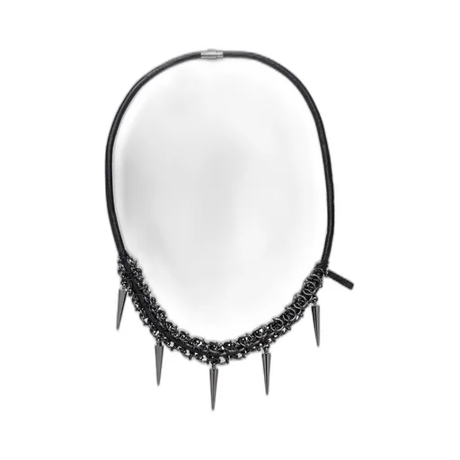 Lea/Br/Bkni Vandal Necklace