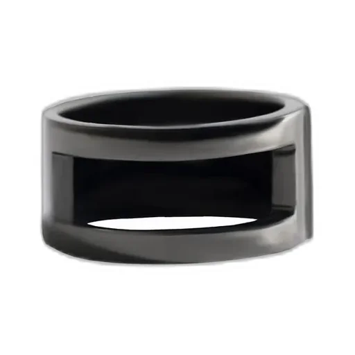 Sv925/Bkruth Bumpy Ring/Black