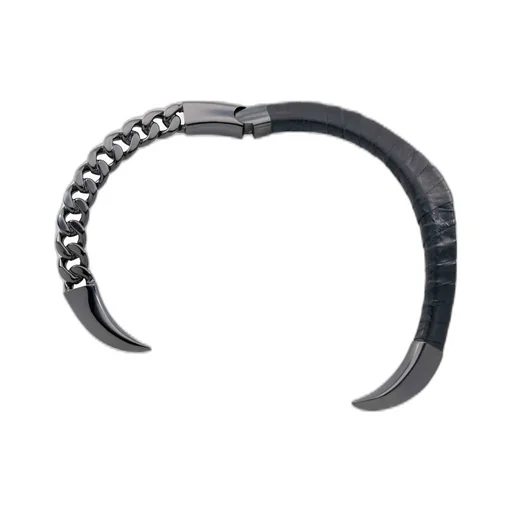 Ta/Cow Bk Rogue Choker Blk