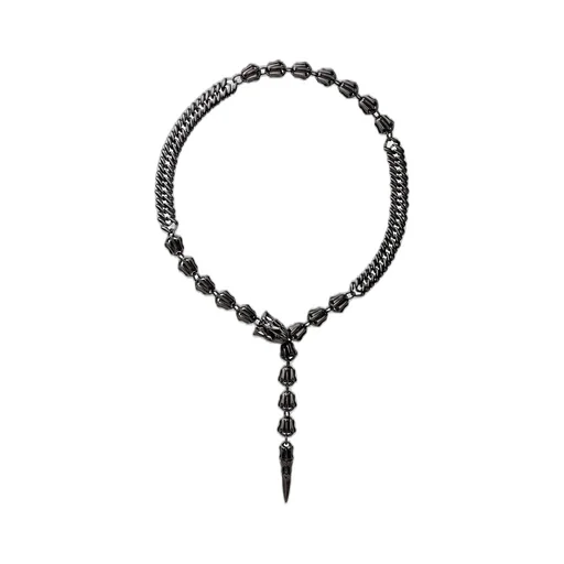 Brass Gunmetal Chain Necklace