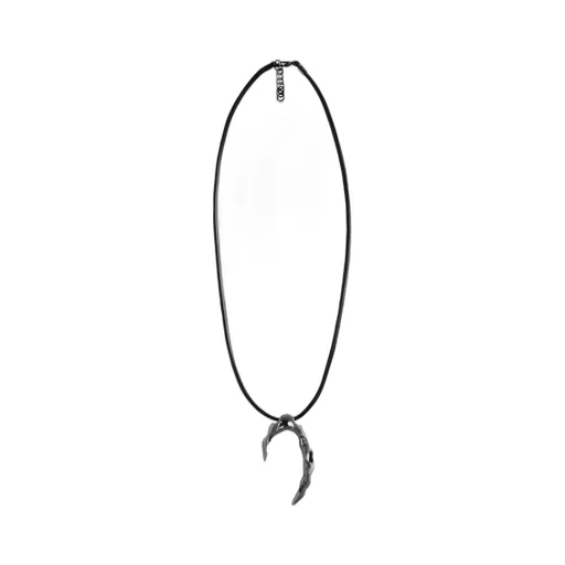 Tin Alloy/Leather Caustics Pendant Sv