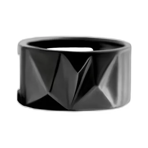 Sv925/Bkruth Bumpy Ring/Black