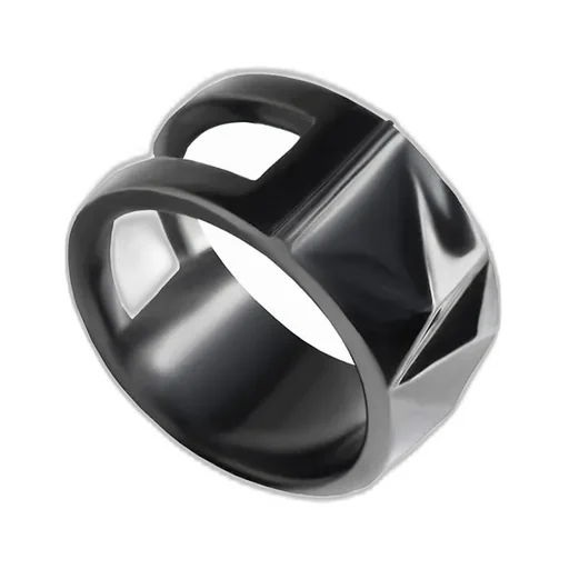 Sv925/Bkruth Bumpy Ring/Black