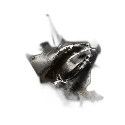 Brass Gunmetal Spike Noir Brooch