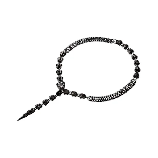 Brass Gunmetal Chain Necklace