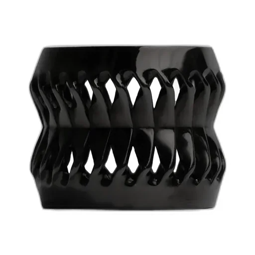 Sv/Bk Ruthe Maverick Ring Blk