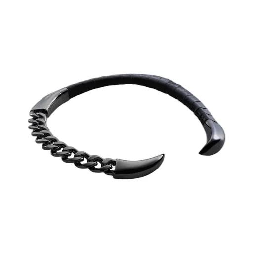 Ta/Cow Bk Rogue Choker Blk