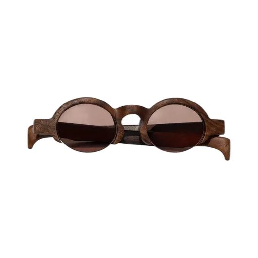 Brass/Walnut Willow Sunglasses