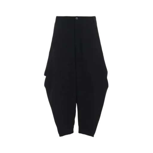 Double Satin Big Tuck Pants