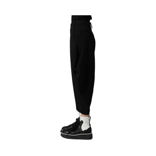 Double Satin Big Tuck Pants
