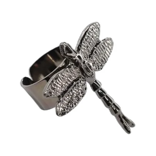 Brass Anisoptera Ring Blk