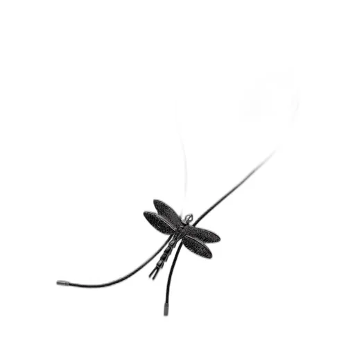 Lea/Brass Anisoptera 2Way Necklace Blk A