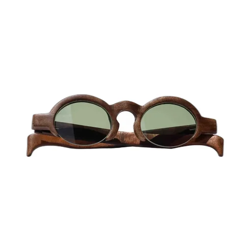 Brass/Walnut Willow Sunglasses