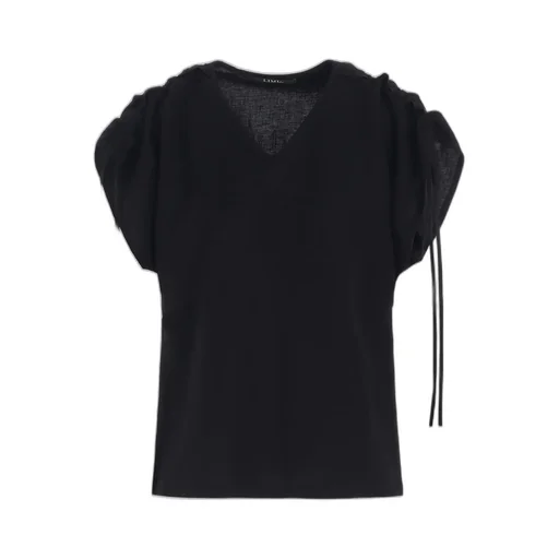 Natural Smooth Shoulder Gather Tee