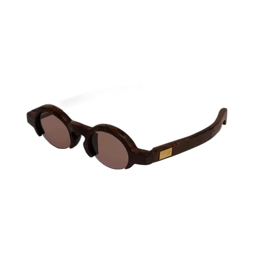 Brass/Walnut Willow Sunglasses