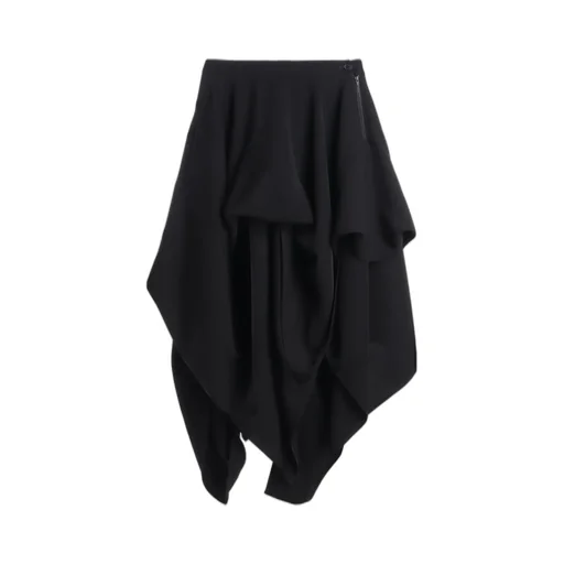 Double Satin Layered Skirt