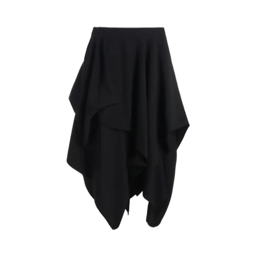 Double Satin Layered Skirt