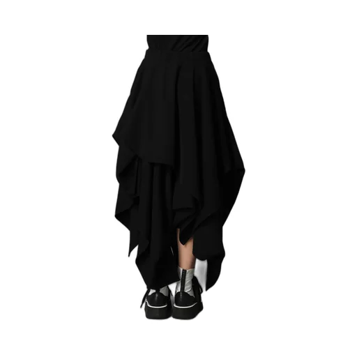 Double Satin Layered Skirt