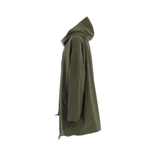 Asymmetry Blouson With Hoodie