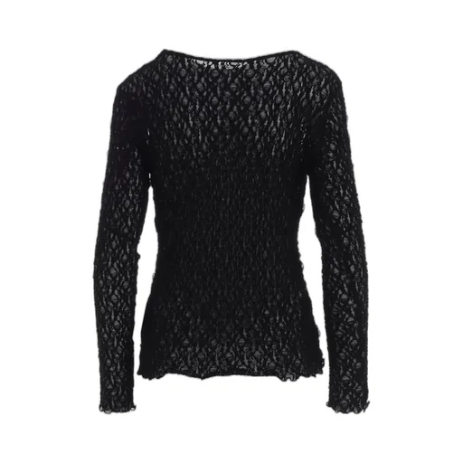 Flower Shirring Long T-Shirt