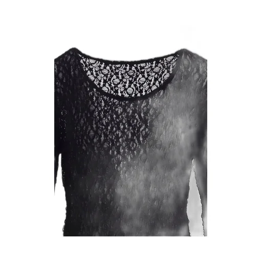 Flower Shirring Long T-Shirt