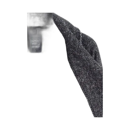 Nep Tweed Back Drape Trench Coat