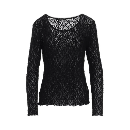 Flower Shirring Long T-Shirt