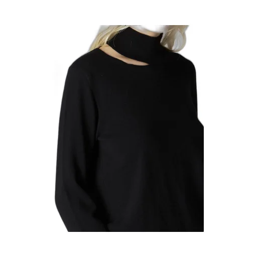 Cashmere Single Jersey High Neck Slit Knit
