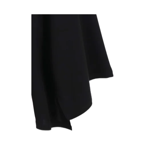Double Satin Wide Pants With Waist Tab A