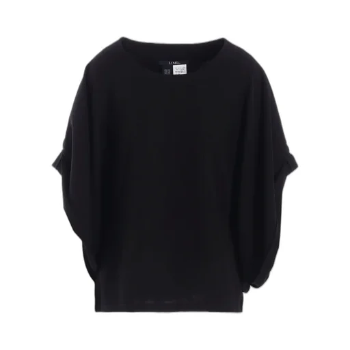 Double Satin Dolman Sleeve Blouse A