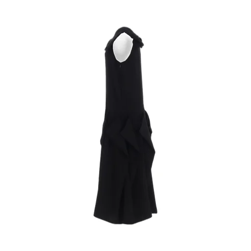 Double Satin Square Frill Dress A
