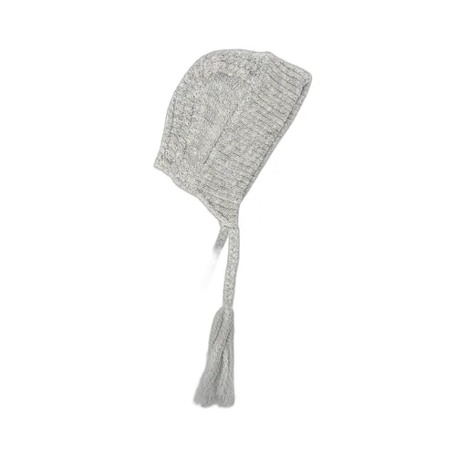 Wool Slub Aran Hoodie