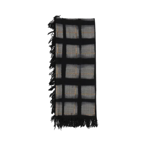 Itajime Dyed Staggered Big Scarf